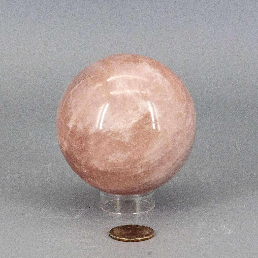 Rose Quartz XL Crystal Sphere, 80mm