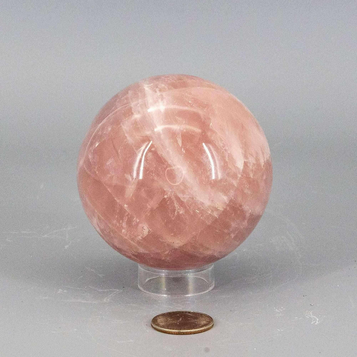 Rose Quartz XL Crystal Sphere, 80mm