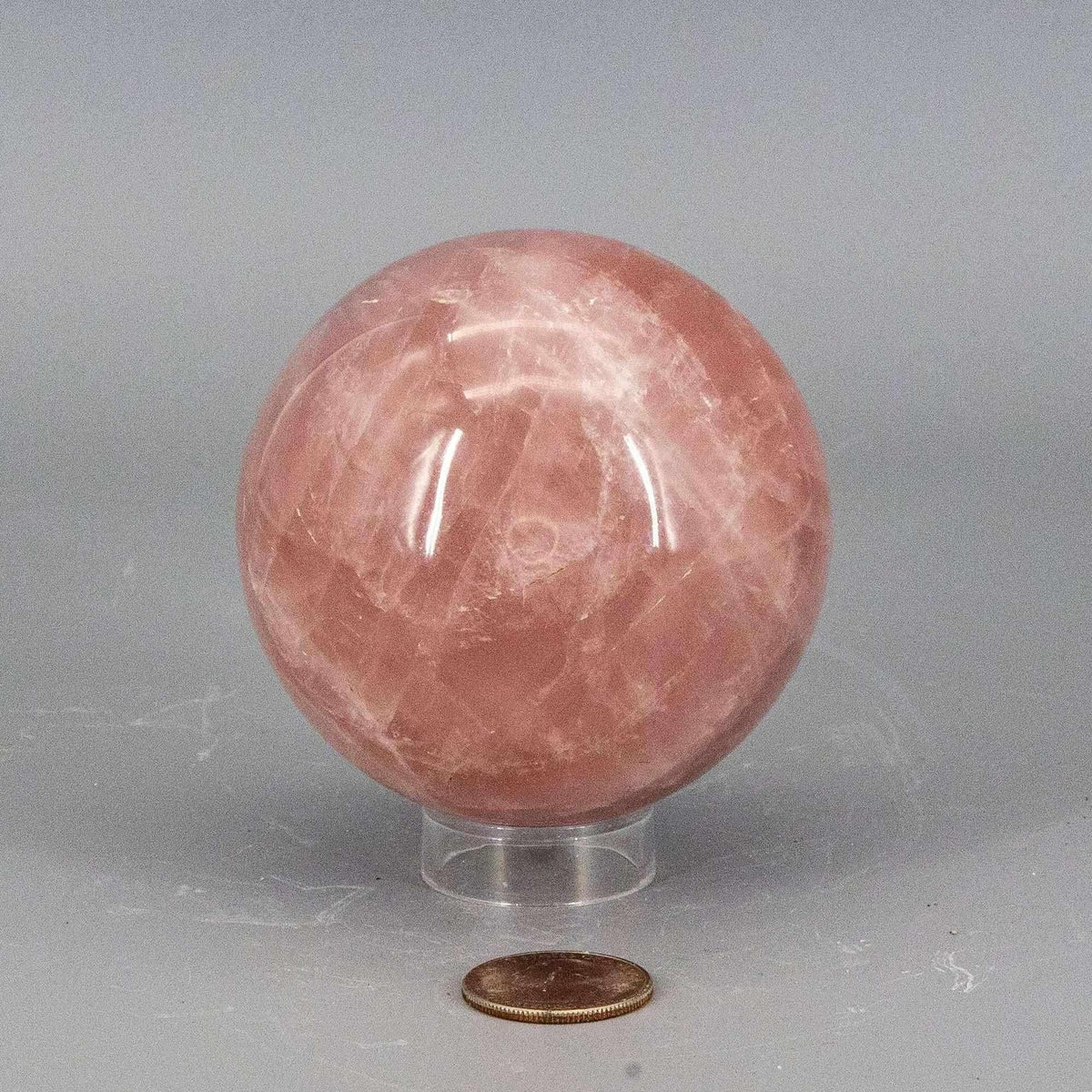 Rose Quartz XL Crystal Sphere, 80mm
