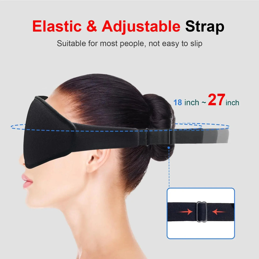 3D Contoured Memory Foam Sleep Mask
