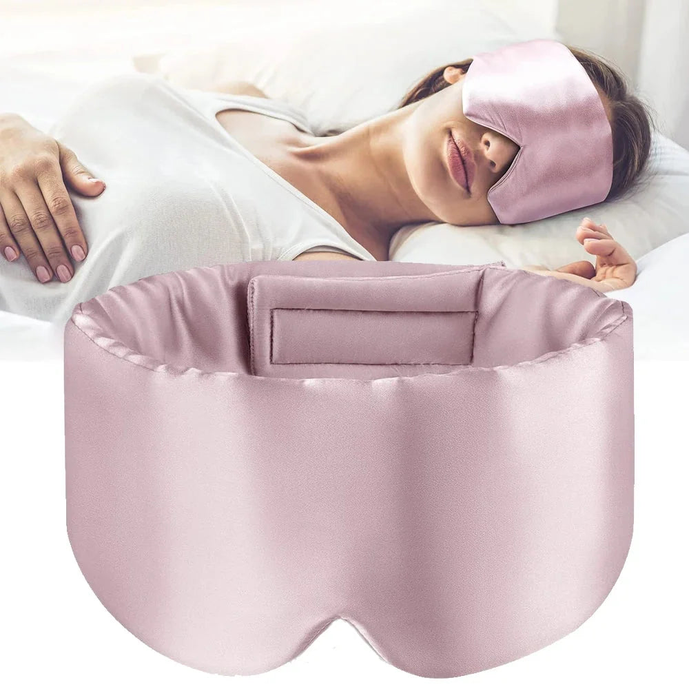 Padded mulberry silk sleep mask