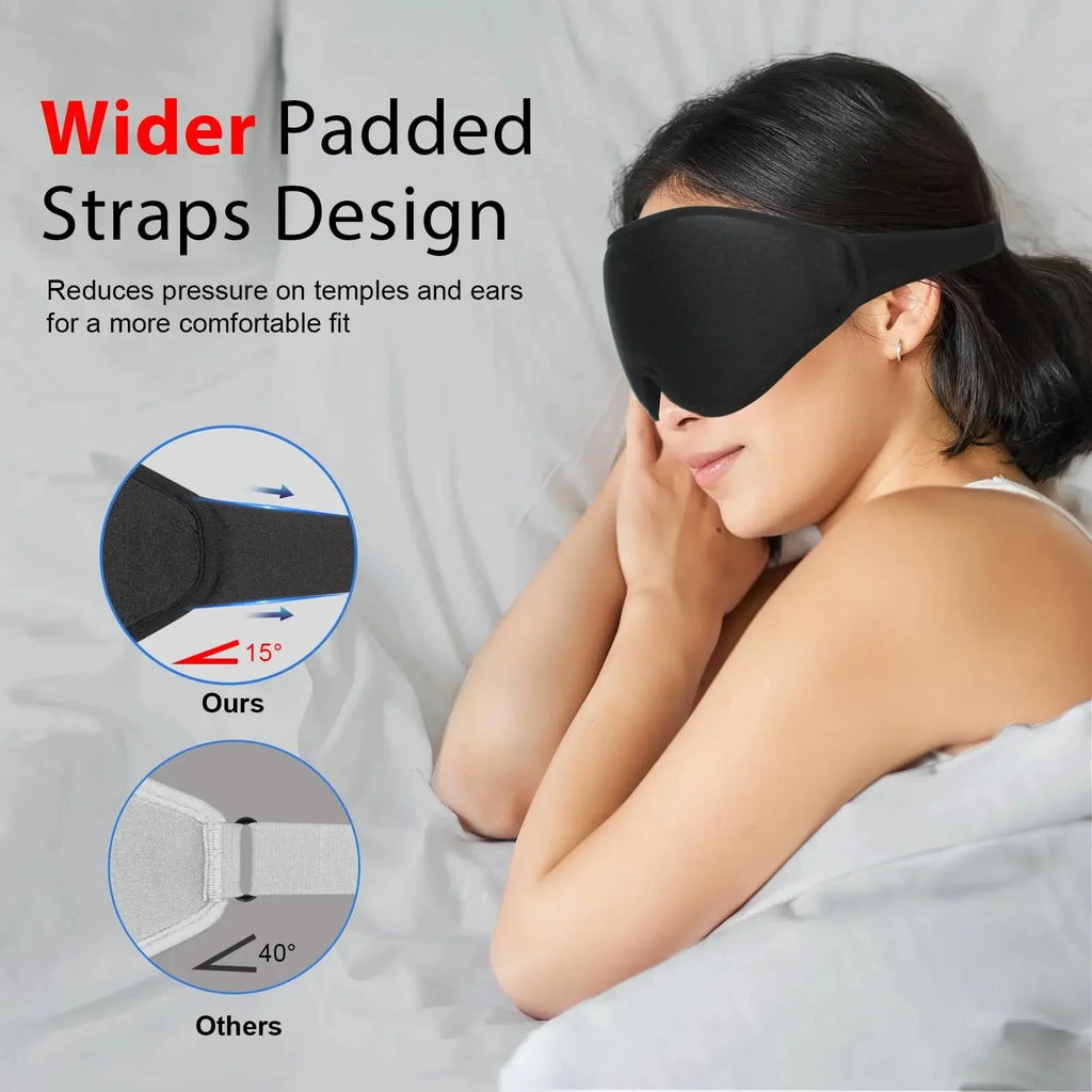 3D Contoured Memory Foam Sleep Mask