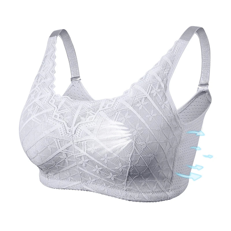 Pocketed Mastectomy Bra, Wire-Free Cotton