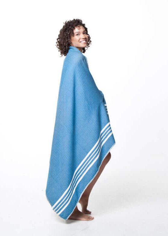 buldano Fringe-Free Handwoven Turkish Towel