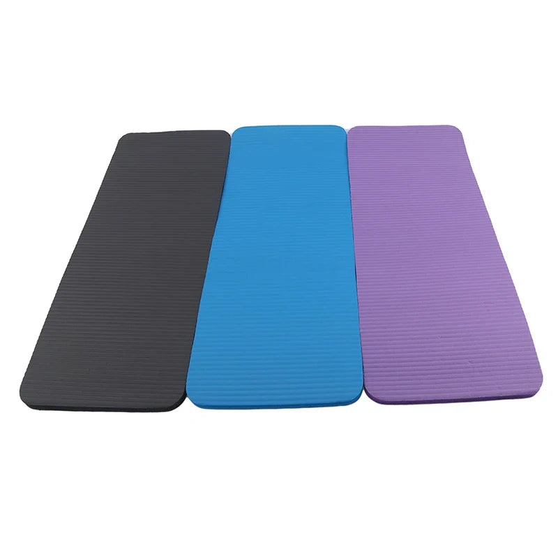 Extra-Thick 15mm NBR Foam Yoga Mat, Blue, Purple or Black