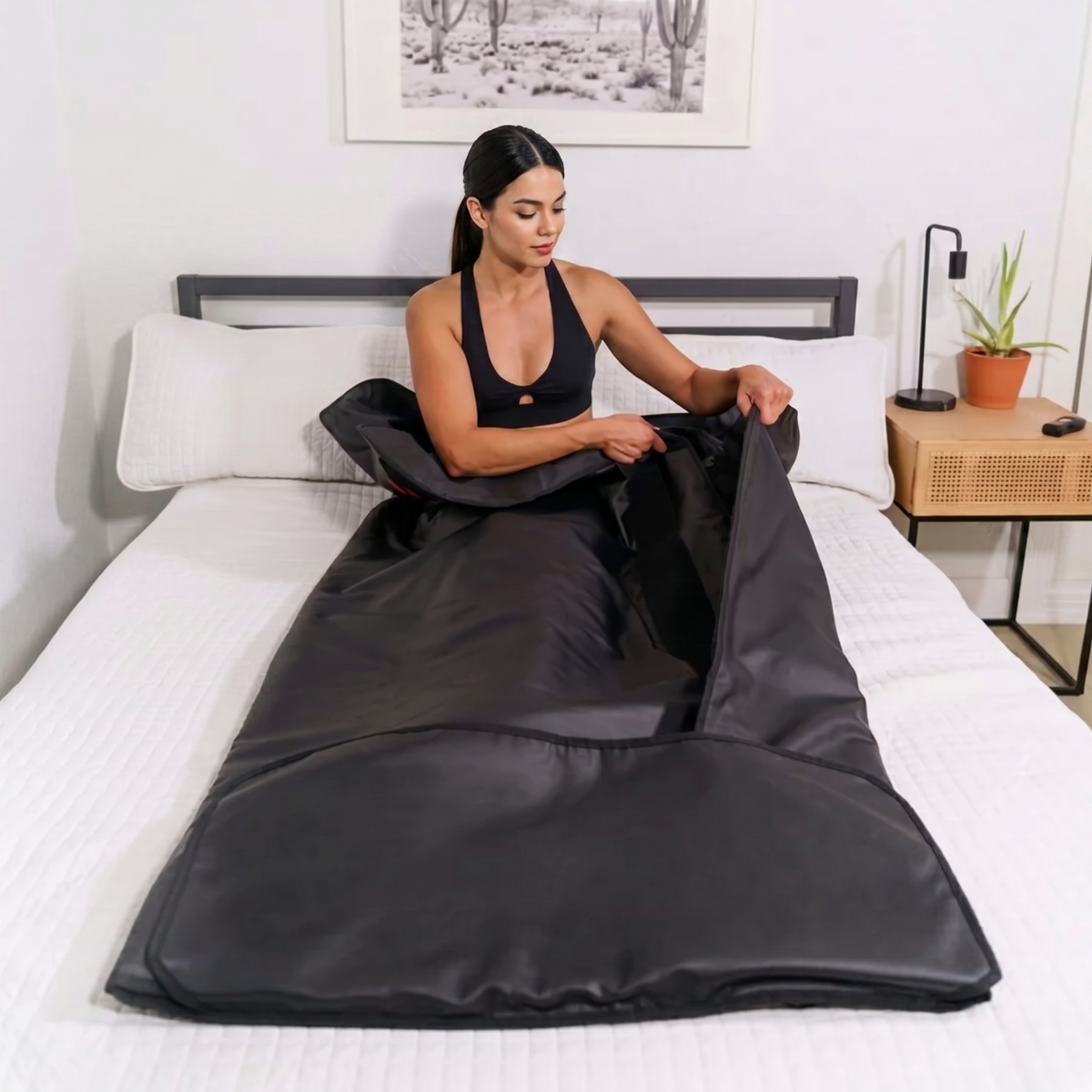Nicebeam Infrared Sauna Blanket Pro, Low EMF with Arm Holes