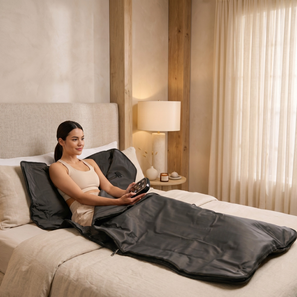 Nicebeam Infrared Sauna Blanket Pro, Low EMF with Arm Holes