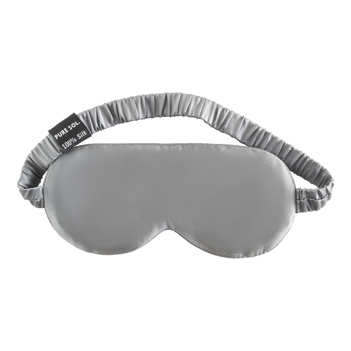 PURE SOL. Mulberry Silk Sleep Mask, Navy