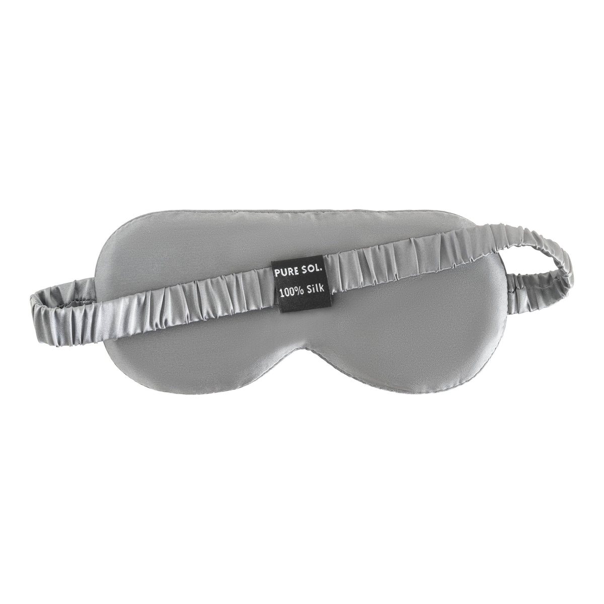 PURE SOL. Mulberry Silk Sleep Mask, Navy
