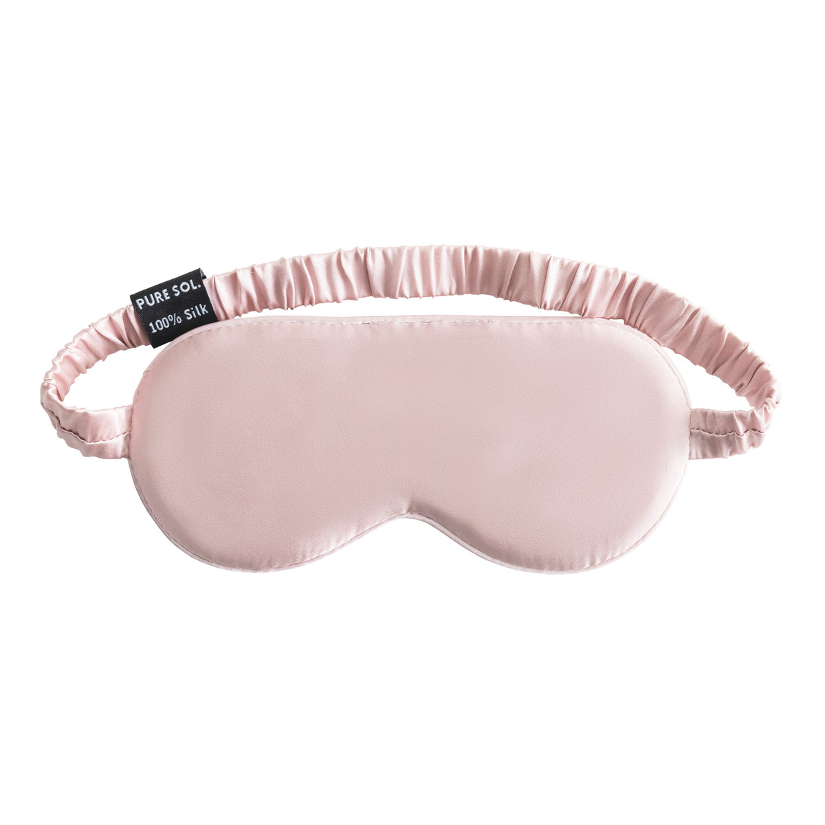 PURE SOL. Mulberry Silk Sleep Mask, Navy
