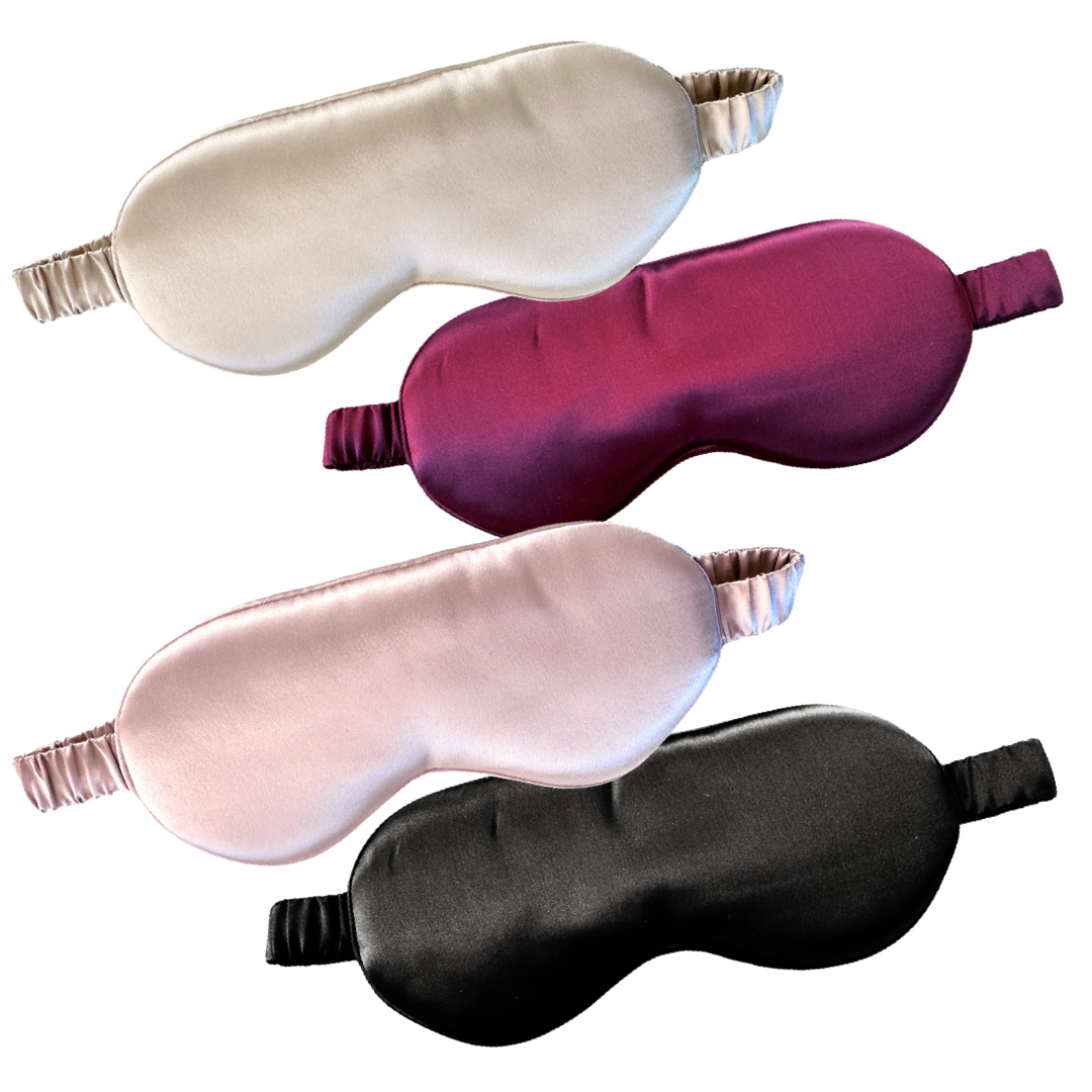 Silked 19 momme mulberry silk eye mask
