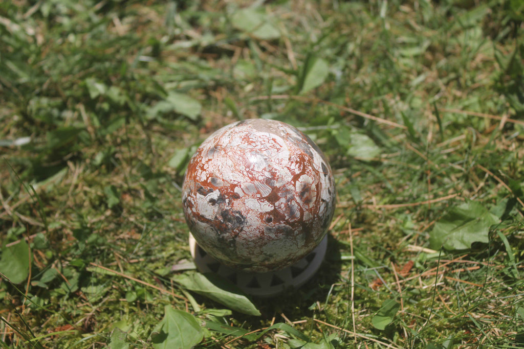 Money Agate Crystal Sphere