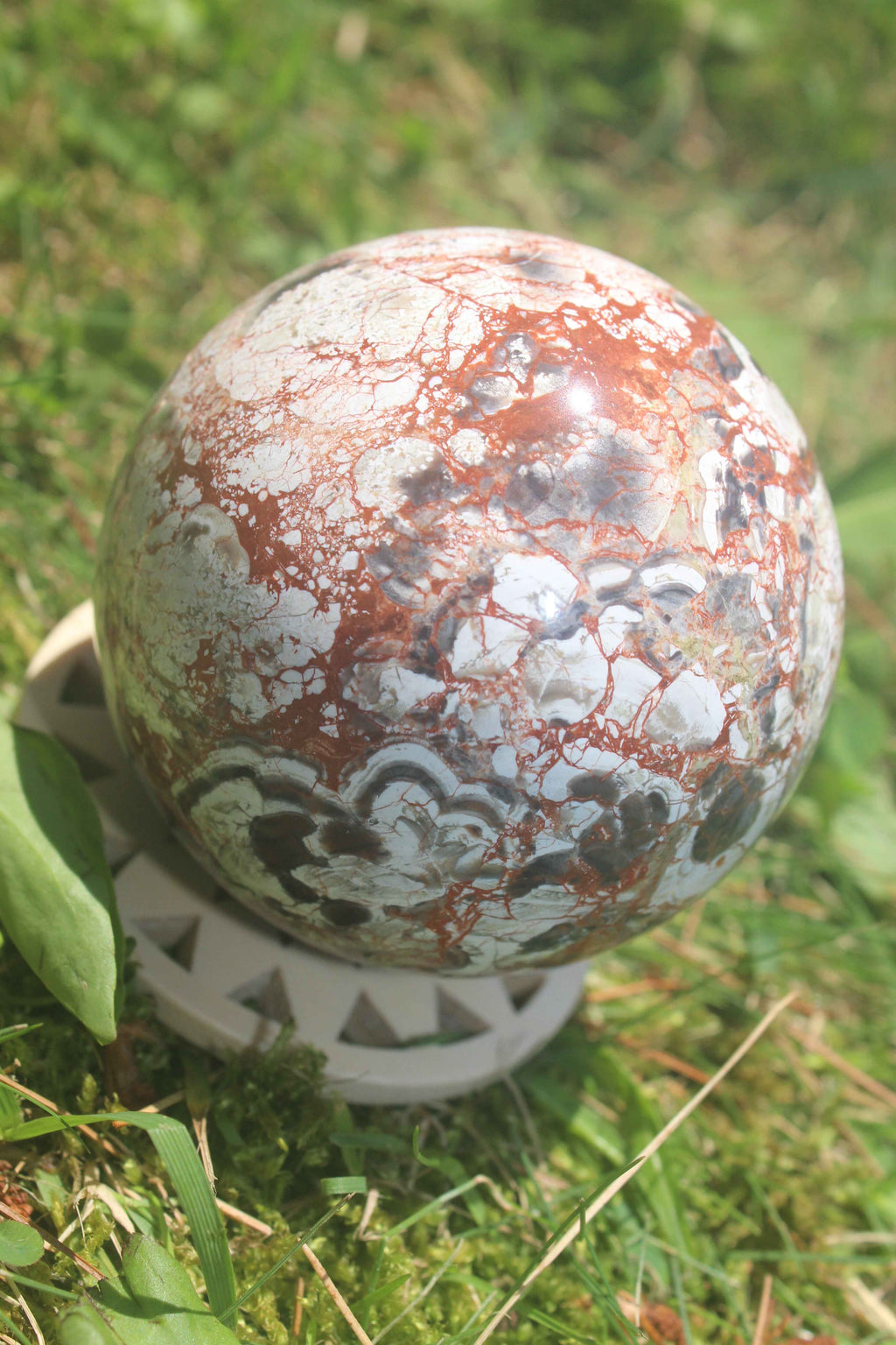 Money Agate Crystal Sphere