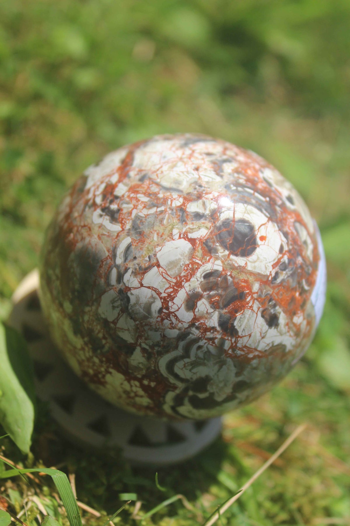 Money Agate Crystal Sphere