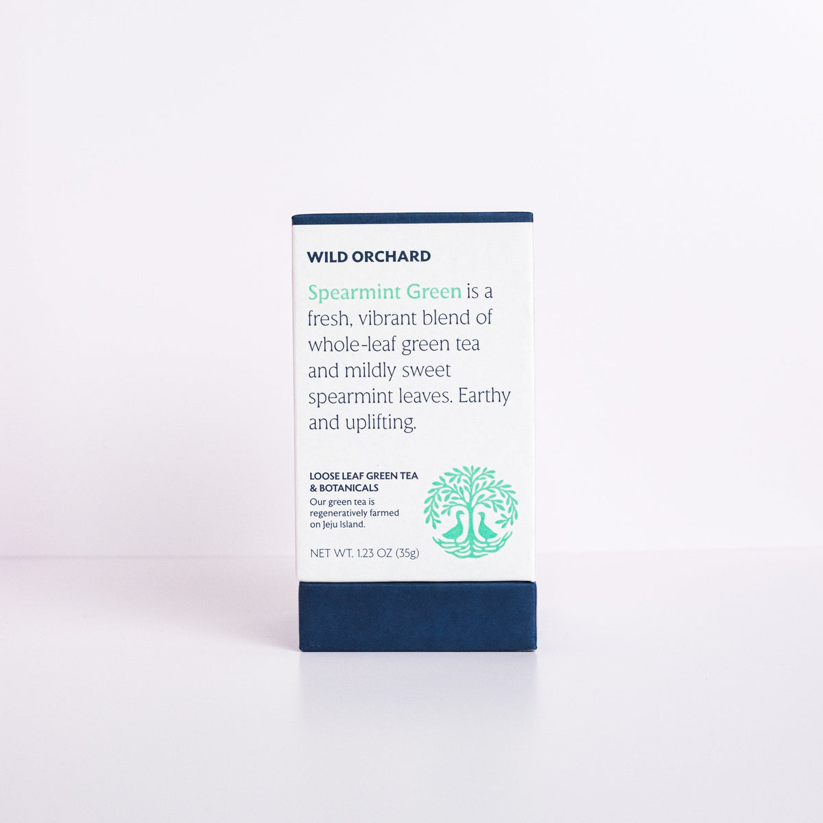 Organic spearmint green tea