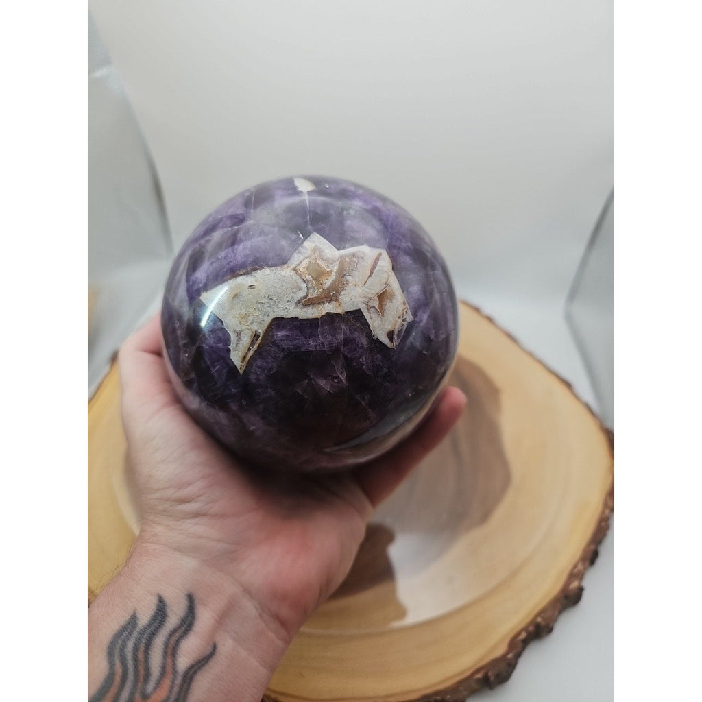 Dream Amethyst Crystal Sphere, 5.6 lb