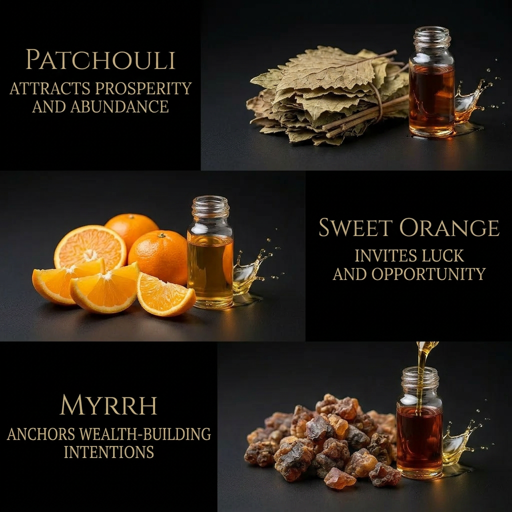 Prosperity room spray with patchouli and sweet orange, view 3