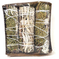 White sage and juniper smudge bundles, 3-pack