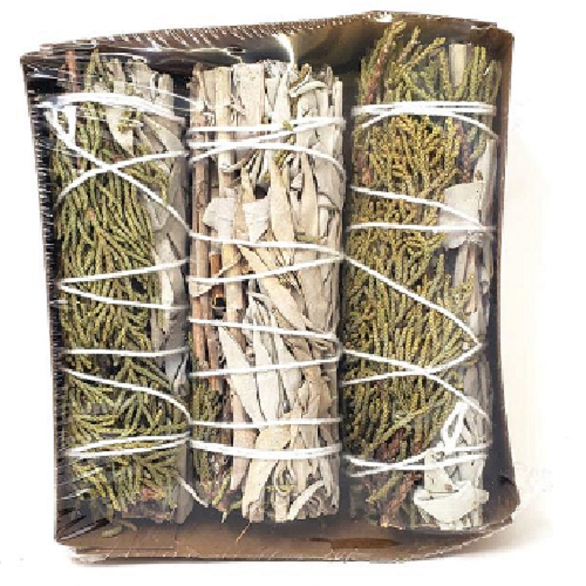 White sage and juniper smudge bundles, 3-pack