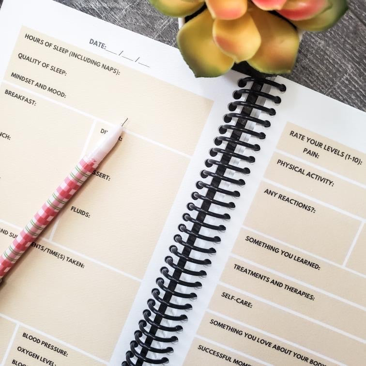 Begin Within Eco-Friendly Wellness Journal, Spiral Bound – Pink