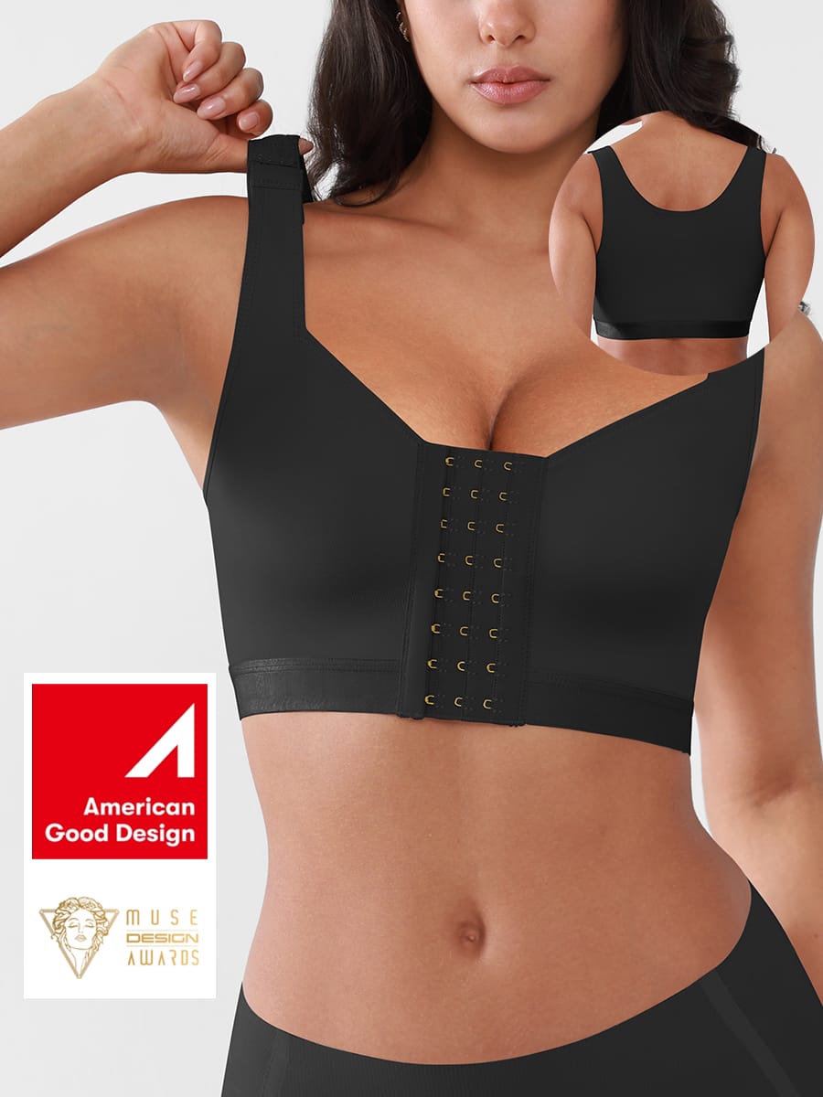 Front-Closure Post-Surgical Compression Bra