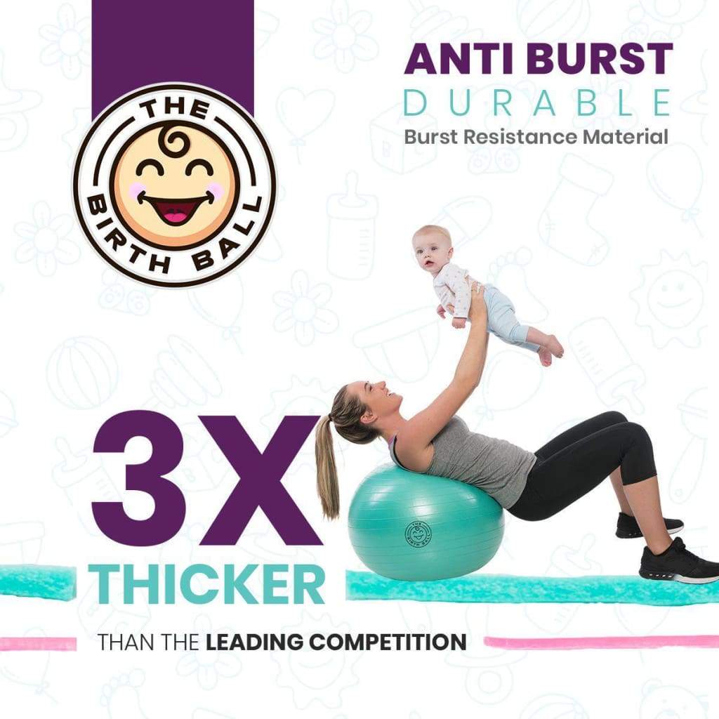 The Birth Ball – Pregnancy & Stability Ball Kit
