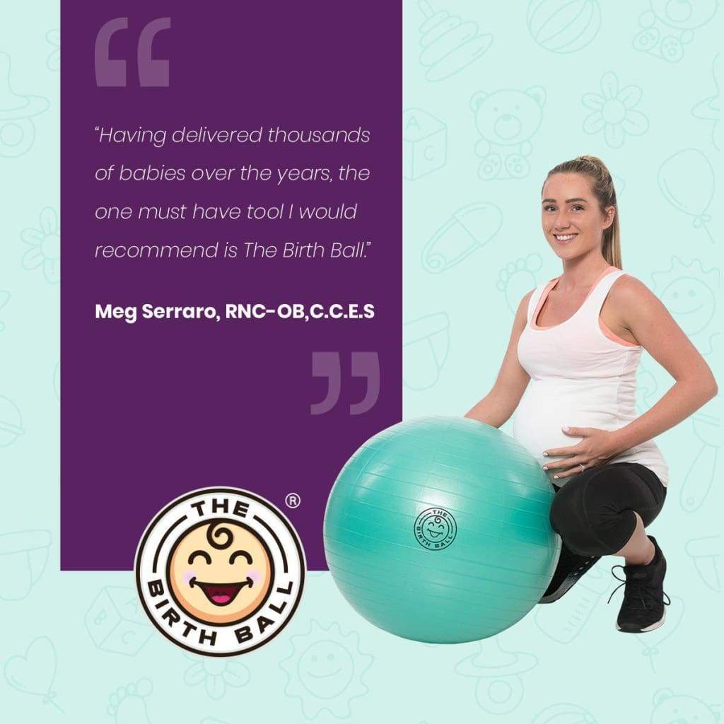 The Birth Ball – Pregnancy & Stability Ball Kit