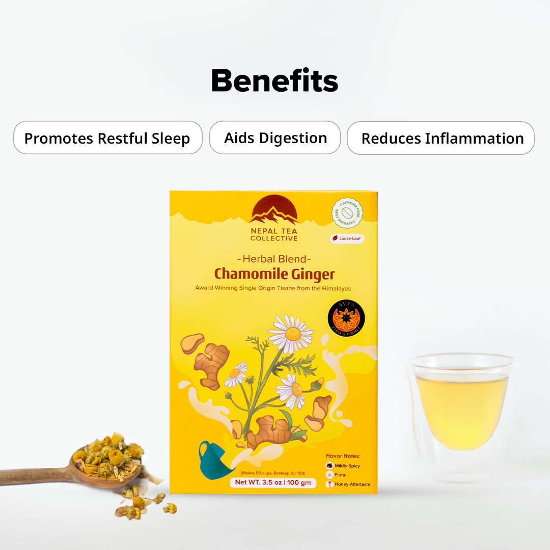 Organic Chamomile Ginger Tea - Loose Tea