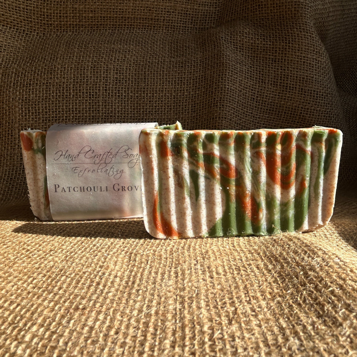 Patchouli Grove exfoliating soap bar