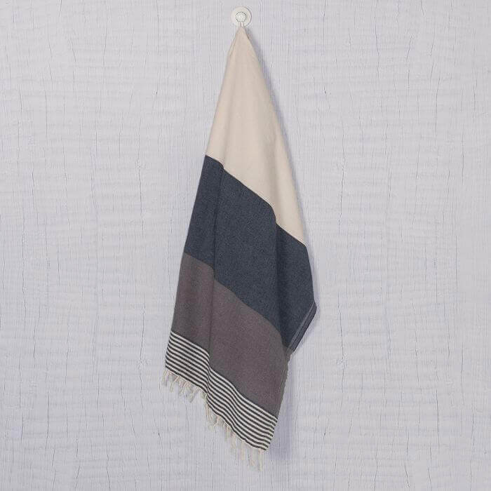 buldano Handwoven Striped Turkish Towel