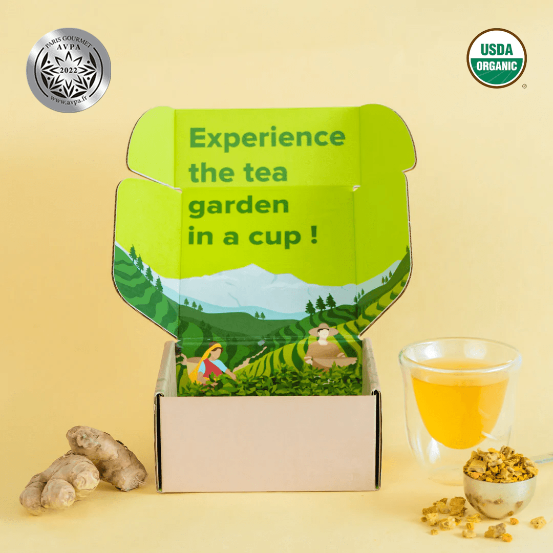 Organic Golden Turmeric Ginger Tea - Loose Tea
