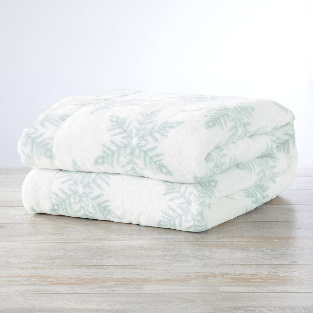 Great Bay Home Velvet Plush Sherpa Blanket, Kinsley Collection
