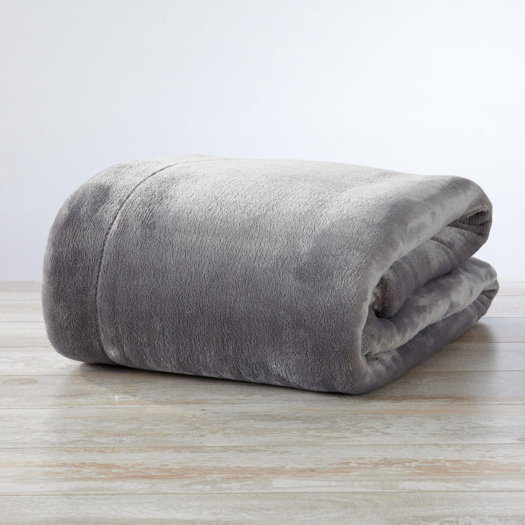 Great Bay Home Velvet Plush Sherpa Blanket, Kinsley Collection