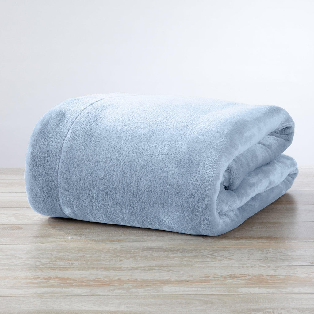 Great Bay Home Velvet Plush Sherpa Blanket, Kinsley Collection