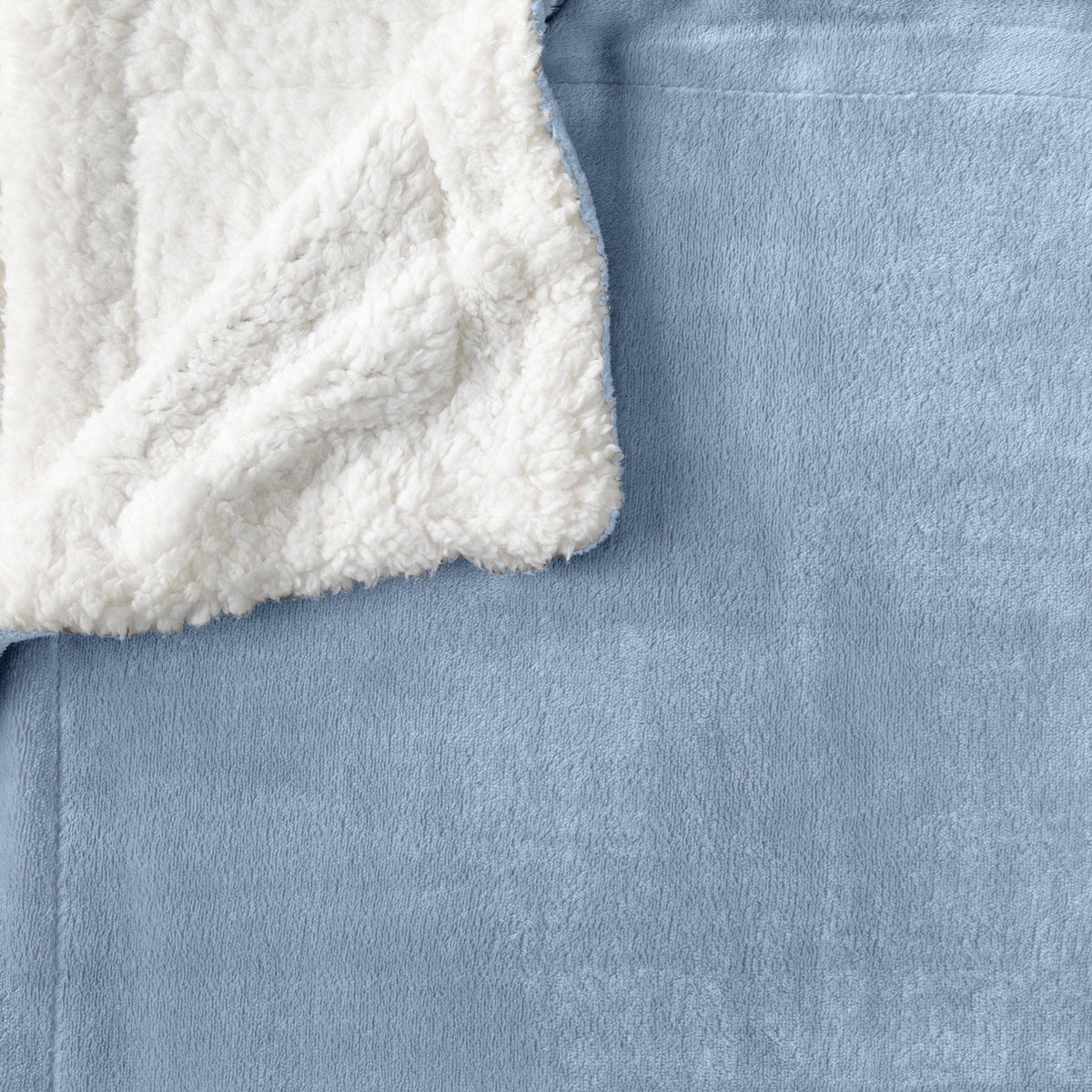 Great Bay Home Velvet Plush Sherpa Blanket, Kinsley Collection