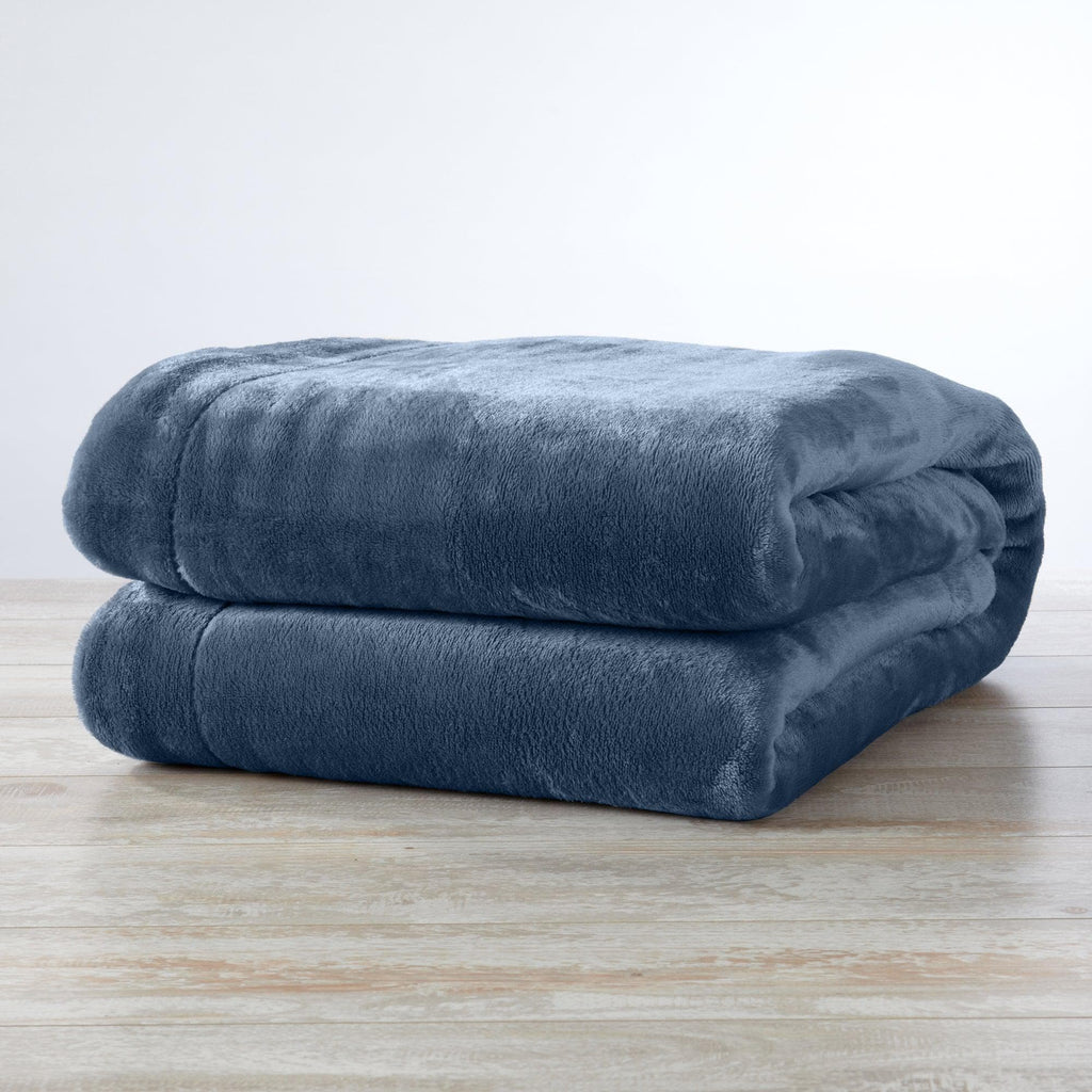Great Bay Home Velvet Plush Sherpa Blanket, Kinsley Collection