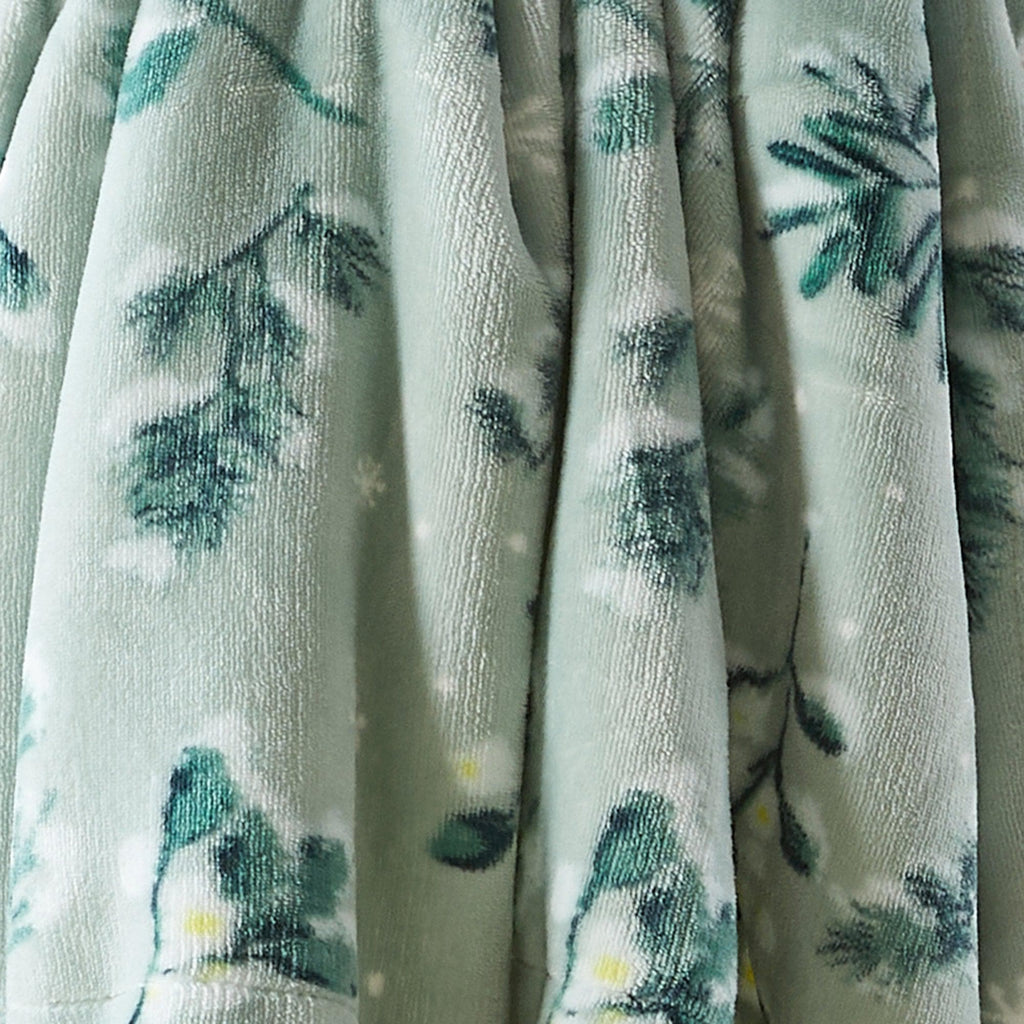 Great Bay Home Velvet Plush Sherpa Blanket, Kinsley Collection