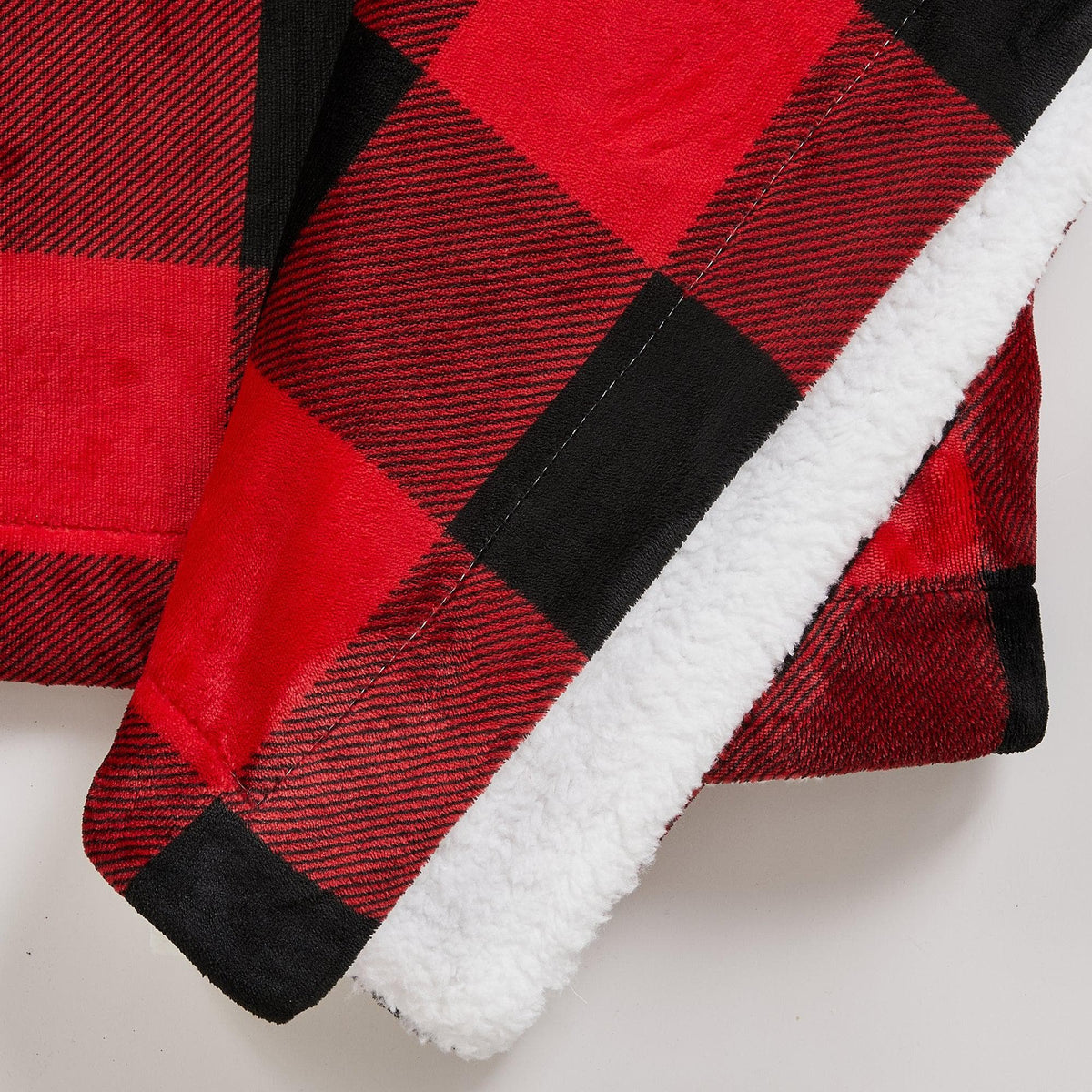 Great Bay Home Velvet Plush Sherpa Blanket, Kinsley Collection