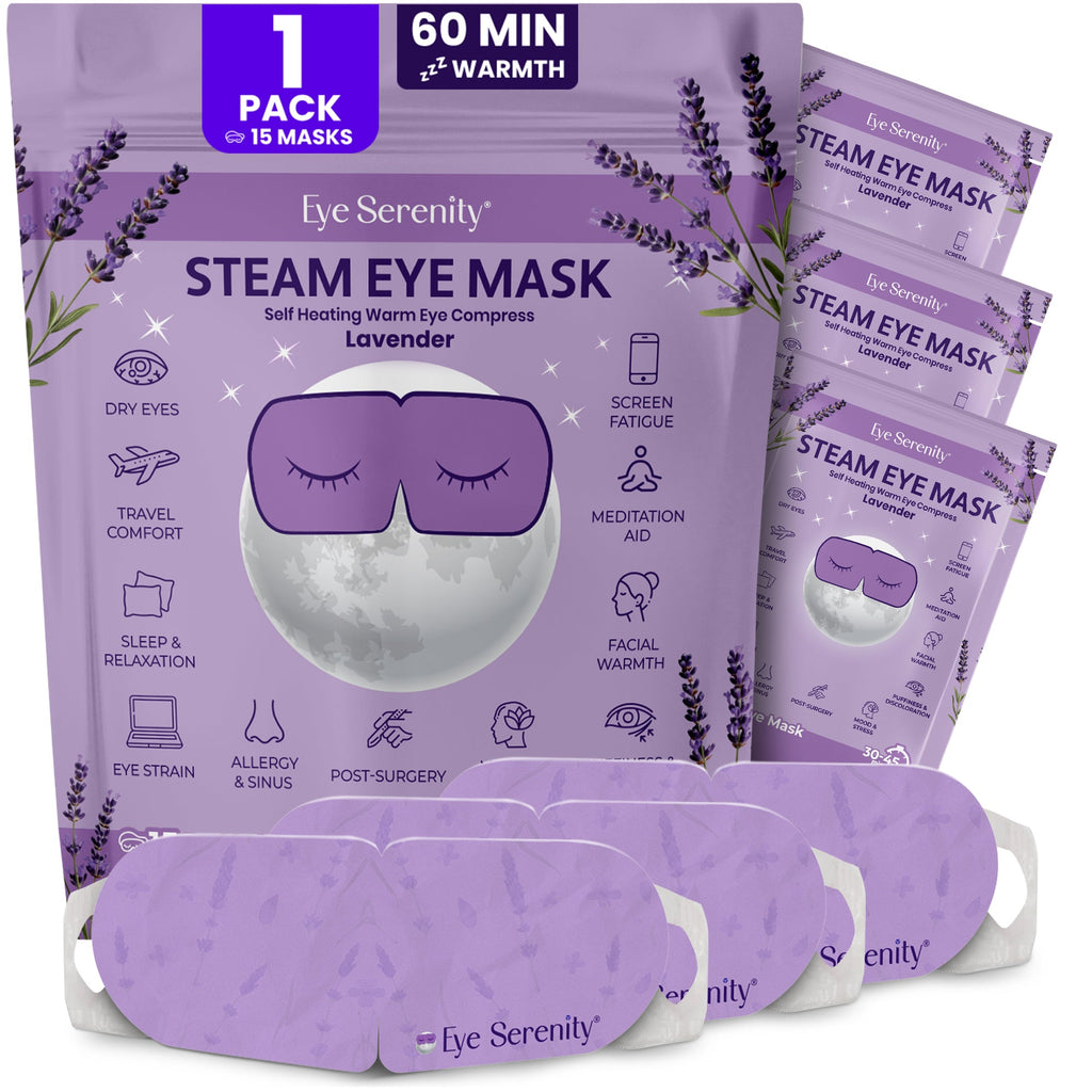 Eye Serenity self-heating steam eye mask, lavender