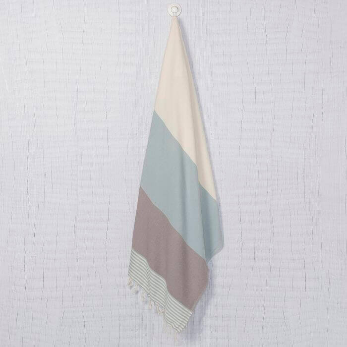 buldano Handwoven Striped Turkish Towel