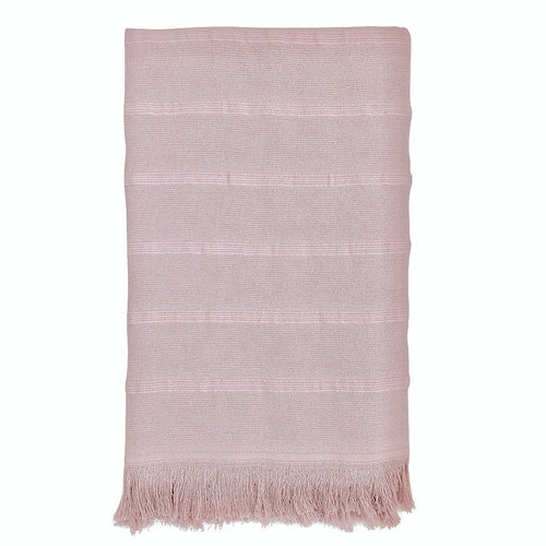 Aegean Turkish towel in dusty rose