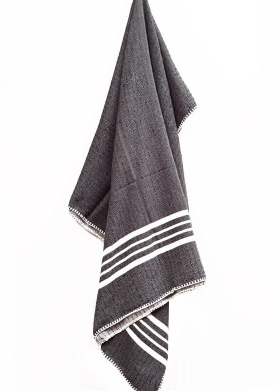 buldano Fringe-Free Handwoven Turkish Towel